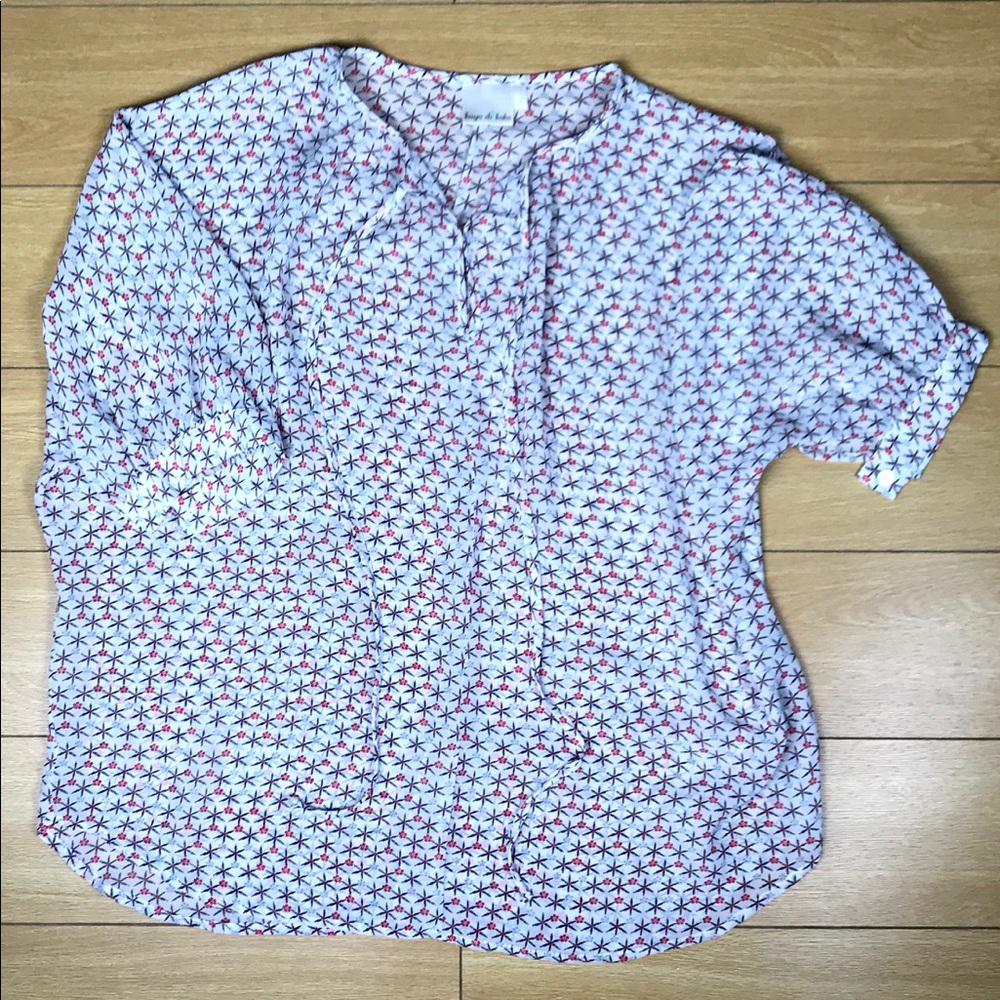 Kaya di Koko floral sheer blouse